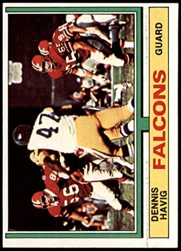 1974 Topps # 426 Dennis Havig Atlanta Falcons Ex Falcons Colorado