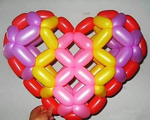 Jwxstore 260 baloane lungi, 100buc calitate premium Pastel Latex răsucire baloane pentru ziua de nastere nunta Festival Petrecere asortate culoare