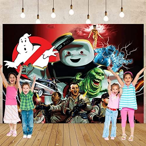 Ghostbusters Party Supplies 5x3ft Ghostbusters fundal Ghostbusters Birthday Party Decoratiuni pentru copii Ghost Busters Party tematice pentru copii ziua de nastere Smash Studio poze trage favoruri