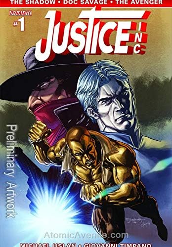 Justice Inc. # 1D VF; dinamită carte de benzi desenate