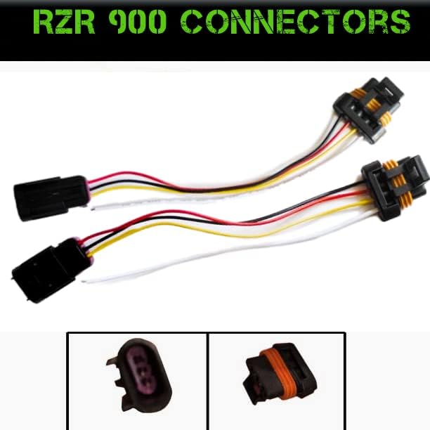 SLK-Lights CHROME Razor RZR LED far Halo street Legal turn signal kit compatibil cu Polaris General, Razor 900s, RZR 1000 XP Turbo