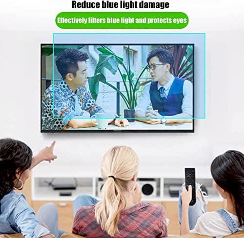 ANSNAL 32-75 inch TV Protector Protector Anti-Blue Light/Anti Glare Filtru Film de suprafață Matte, scutiți oboseala ochilor