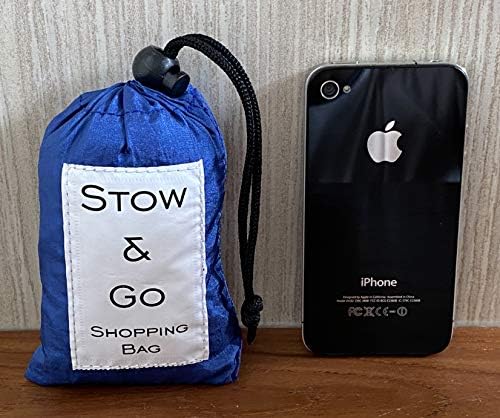 Stow & Go - cumpărături reutilizabile - geantă pentru umăr - doar 2 oz - vine ca o pungă minusculă care se potrivește ușor în poșetă sau în orice geantă