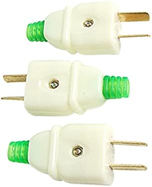 NOU LON0167 3 PC-uri 2 pini Adaptor de cablu de alimentare Înlocuirea capului Us AU Plug AC 250V 16A (3 Stücke 2 ρin Netzkabel adapterkopf ersatz u-s a_u Stecker AC 220 V 16A