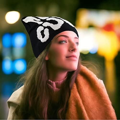 Y2k Beanie femei Culpa, cadou Ideal MEA Grafic iarna tricot pălărie
