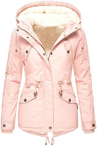 Paltoane de iarnă pentru femei, plus dimensiunea de iarnă, jacheta pentru femei groase de îmbrăcăminte cu căptușeală cu glugă