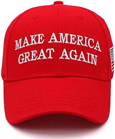 MAGA face America grozavă din nou bumbac pălărie reglabilă Trump 2024 roșu