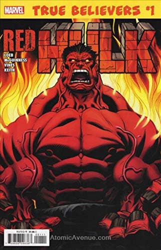 Credincioși adevărați: Hulk-Hulk roșu #1 VF / NM; carte de benzi desenate Marvel