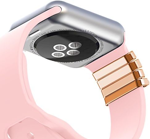 Gelishi 4pcs Sparkles bucle compatibile cu benzile Apple Watch Series 6/4/4/3/2/1, Bucle de inele decorative compatibile pentru