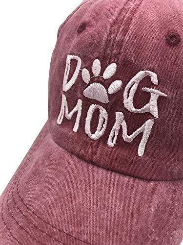 MANMESH HATT câine Mama Coada de cal șapcă de Baseball murdar Bun Vintage spălate în dificultate Twill simplu pălărie pentru