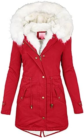 Twgone Womens Coats de iarnă Fashion Pene calde plus dimensiune Color Solid Plush cu mânecă lungă cu mânecă LAPEL IMITAȚIE
