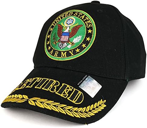 Oficial licențiat armata SUA retras cu emblema brodate militare șapcă de Baseball