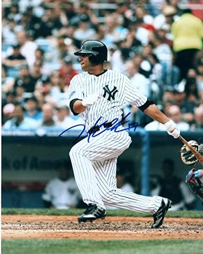 Justin Christian New York Yankees Action Semnat Autographed 8x10 Foto cu Coa