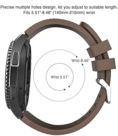Teysha 22 mm 20mm Silicon Band pentru Galaxy Watch 46 42mm curele sportive pentru Samsung Gear S3 Frontier/Classic Active 2