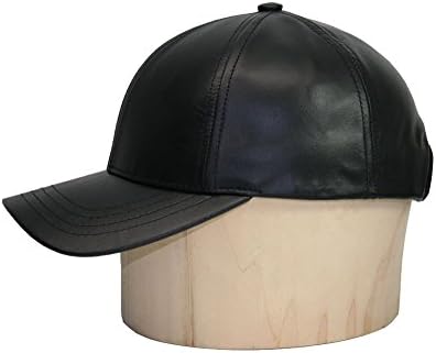 Emstate Cap Cap de baseball reglabil din piele de vacă emstate realizat în SUA