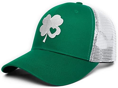 Sfântul Patrick's Day Clover Baseball Cap Cap Camor Camionar pălărie Fashion Tată pălărie Sport Hat Hat Sf. Patrick's Day