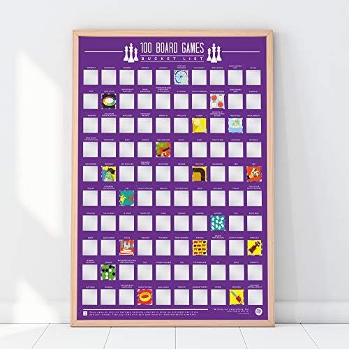 Cadou Republica 100 de jocuri de bord Poster cu găleată, A2, Purple