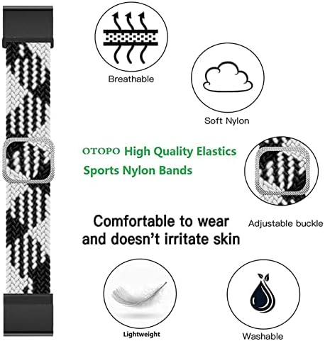 Eidkgd Elastic Nylon Watchbands QuickFit curele pentru Garmin Fenix ​​7 7x 6 6x Pro 5X 5 3HR 935 945 Epix Smart Watch Bands