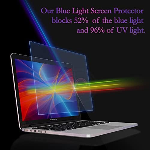 Protector premium anti albastru cu ecran de lumină compatibil cu Air MacBook de 13 inci și MacBook Pro de 13 inch, filtrați lumina albastră și ameliorați încordarea ochilor computerului pentru a vă ajuta să dormiți mai bine