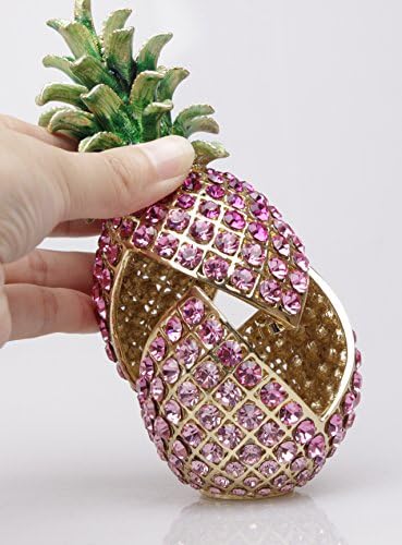 Znewlook Ananas Design Bijuterii cutii de bijuterii cu bijuterii cu ananas Bijuterie