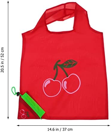 Pungi hemoton cumpărături 3pcs fructe reutilizabile pungi de cumpărături reutilizabile pungi de pungi pliante pungi de depozitare pungi alimentare convenabile pentru cumpărături pentru cumpărături pentru a călători geantă de cumpărături pliabile