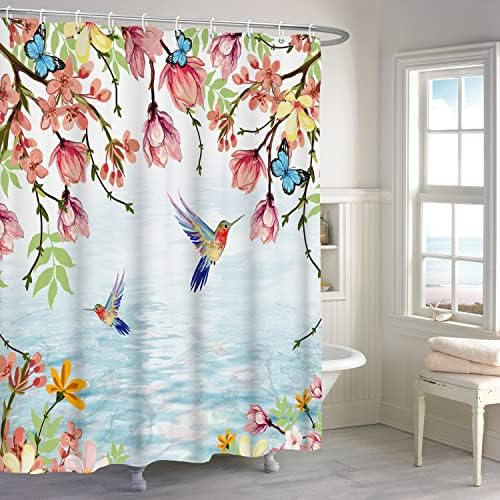 Defouliao Apalelă Collegi Colibri Duș Cortina Perdele de duș de primăvară pentru baie set de baie modernă cortină de duș pentru