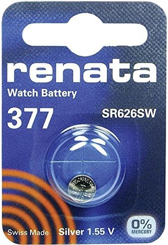 Baterie Renata Watch Swiss a făcut Renata 377 sau SR626SW sau AG4 1.5V