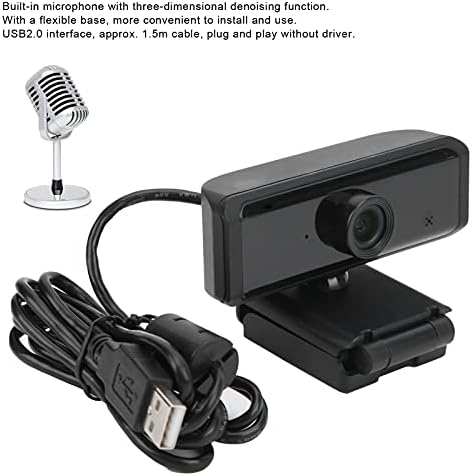 Computer Webcam 1920x1080p cu capac de bază flexibil pentru conferință prin apel Video