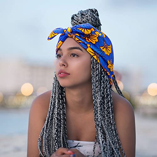 8 piese femei africane turban bandă ankara imprime