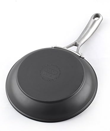 Bucătari Standard 8-Inch/20cm antiaderent greu, negru anodizat Fry Saute omletă Pan, 8-inch,2569