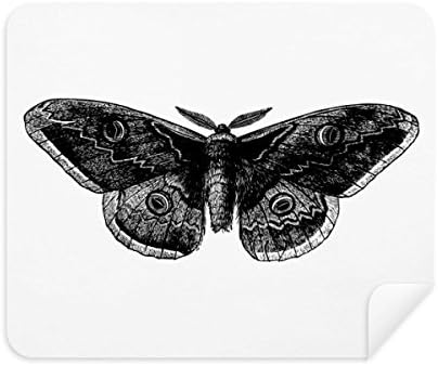 Negru Fluture zmeu pânză de curățare ecran Cleaner 2pcs piele de căprioară Fabric