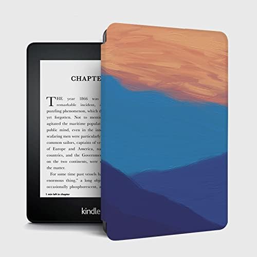 Carcasă Wunm Studio pentru 6,8 Kindle Paperwhite a 11-a generație 2021-copertă de carte cu trezire/somn automat pentru Kindle