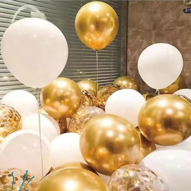 Baloane de aur crom metalic baloane de Aur 50 pachet 12 Inch heliu strălucitor Petrecere Latex balon pentru femei bărbați băiat