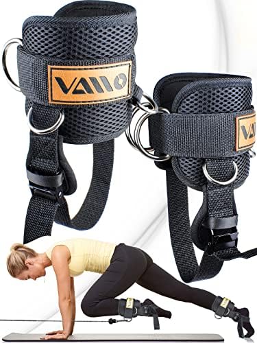 Curele de gleznă Vaiio pentru mașini de cablu atașamente de cablu pentru seturi de gimnastică, antrenamente pentru Glute, exerciții