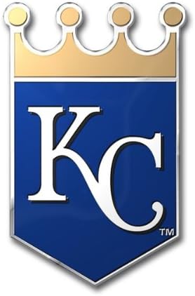 MLB - Kansas City Royals Emblemă de culoare din aluminiu greu