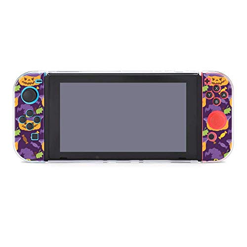 Carcasă pentru Nintendo Switch, Halloween Pumpkin Cinci piese Setează accesorii pentru consolă de joc de protecție pentru copertă
