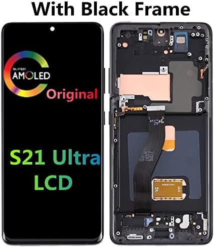 Original de 6,8 inci pentru Samsung Galaxy S21 Ultra LCD G998U1 G998W G998B G998B/DS S21ULTRA 5G Ecran tactil Înlocuire ansamblu