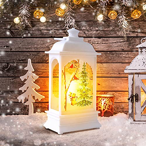 Crăciun Elk Snowflake Printing Decoration Light 2021 nou LED luminos lanternă de vânt decorare de Crăciun lanternă de zăpadă