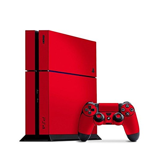Slickwraps Red Color - PlayStation 4