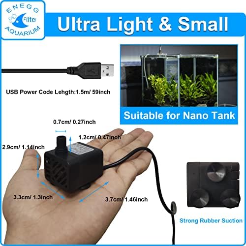Înlocuire USB Mini submersibile pompa de apa pentru Pet Fountain, Aquarium, Fish Tank, Pond, tabletop fountain, Hydroponics,