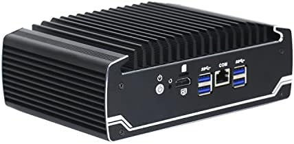 HUNSN Micro Firewall Appliance, Mini PC, VPN, Router PC, Intel Core I5 8250U, RX03, AES-NI, Slot Nano SIM, HDMI, COM, 6 X Intel