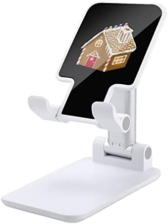 Gingerbread House tipărit pentru desktop de pe desktop, suport pentru telefoane mobile, accesorii pentru birou reglabil pentru