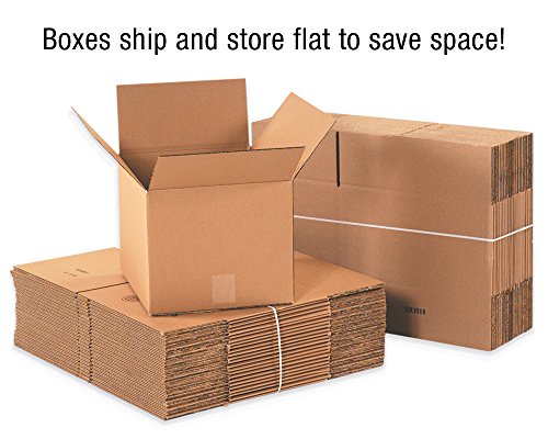 Caja SHIPPING 20x18x22 cutii ondulate, medii, 20L x 18W x 22h, pachet de 10 / transport, Ambalare | Mutare, cutie de depozitare