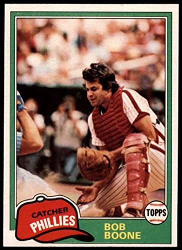 1981 Topps 290 Bob Boone Philadelphia Phillies Ex/Mt Phillies