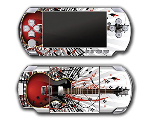 Guitar Les Paul Art Video Game Vinyl Decal Skin Cover pentru Sony PSP PlayStation Portabil Portabil Fat 1000 Series System