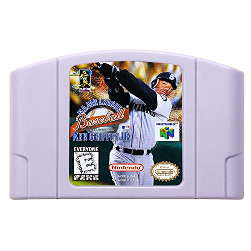 Nou N64 jocuri cartuș Major League Baseball featuring Ken Griffey Jr. us Versiune NTSC pentru N64 consola carte de joc