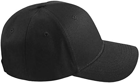 Oypox Valueon Bumbac Negru Șapcă De Baseball Brodate Capelan Tata Pălărie Reglabil Alamă Cataramă Închidere