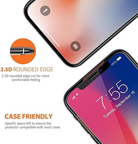 iPhone 13 și 13 Pro Ecran protector 9H Anti Fingerprint temperat sticlă clear-2 pack