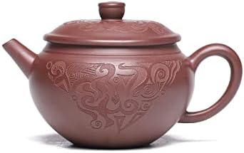 Siline Zisha Ceai oz 7,8 oz, chineză Genine Yixing Teapot de argilă, Infuzie Brew Kung Fu LOOD LEAF Cea de ceai