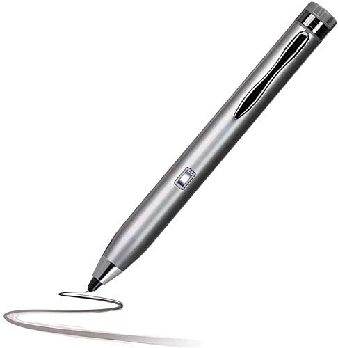 BROONEL Silver Mini Fine Point Digital Stylus Pen compatibil cu Lenovo ThinkPad E15 15.6
